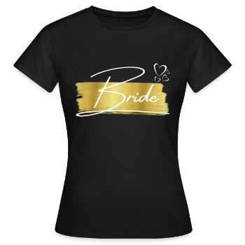 Bride Golden - The Bride - Women's T-Shirt - black - Front - AI Model Female 172 dark (172cm)