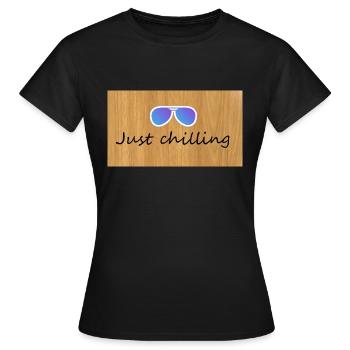 Téléchargé - T-shirt Femme - noir - Devant - AI Model Female 172 dark (172cm)
