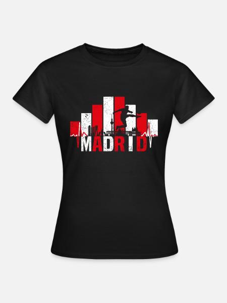 Madrid - Frauen T-Shirt - Schwarz