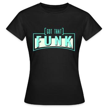 Jazz Musik Soul Funk Musikstil Musikrichtung Shirt - Frauen T-Shirt - Schwarz - Vorne - AI Model Female 172 dark (172cm)