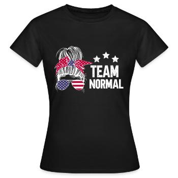 Équipe Normale - T-shirt Femme - noir - Devant - AI Model Female 172 dark (172cm)
