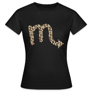 Sternzeichen Skorpion - Frauen T-Shirt - Schwarz - Vorne - AI Model Female 172 dark (172cm)