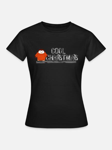 Polarkreis Weihnachten - Frauen T-Shirt - Schwarz