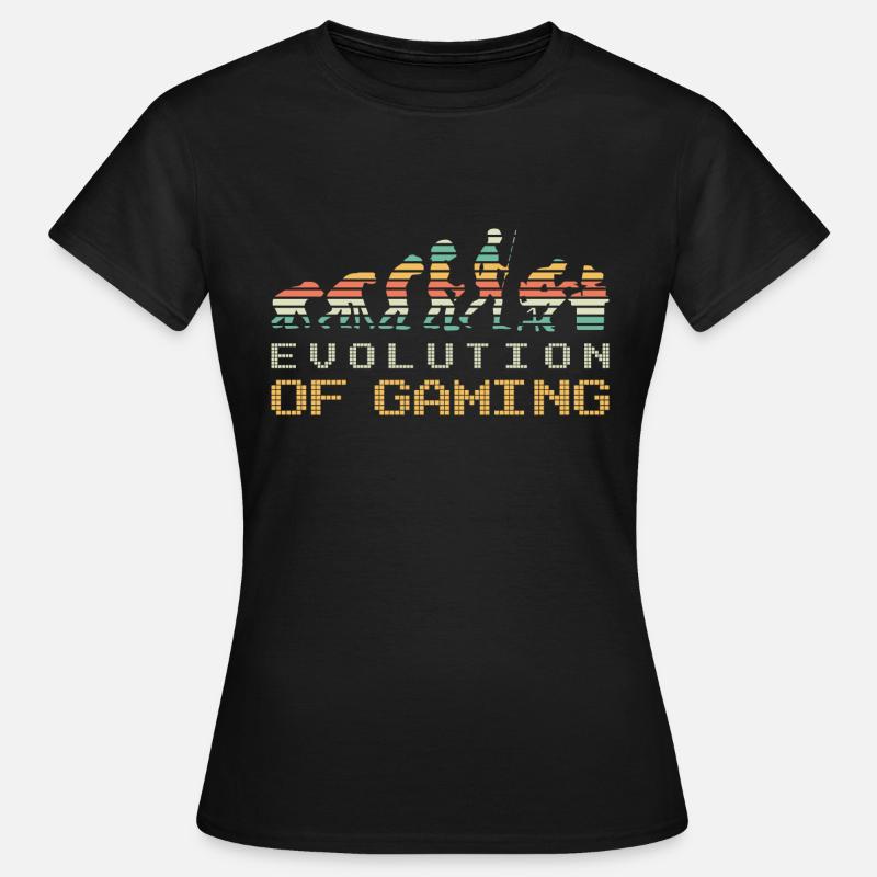 Evolution Of Gaming - Women's T-Shirt - black