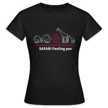 Safari - T-shirt Femme - noir - Devant - AI Model Female 172 dark (172cm)