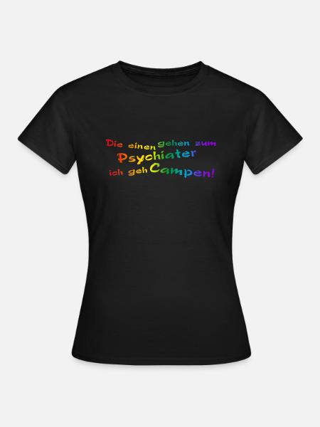 Psycho Camper pride - Frauen T-Shirt - Schwarz