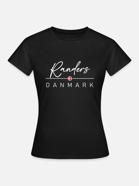 Dänemark - Randers - Danmark - Denmark - Frauen T-Shirt - Schwarz