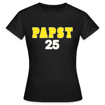 Pape 25 - T-shirt Femme - noir - Devant - AI Model Female 172 dark (172cm)