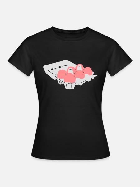 eier - Frauen T-Shirt - Schwarz