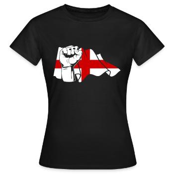 Faust Engländer England - Frauen T-Shirt - Schwarz - Vorne - AI Model Female 172 dark (172cm)