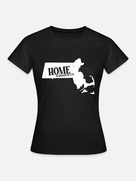 Massachusetts - Frauen T-Shirt - Schwarz