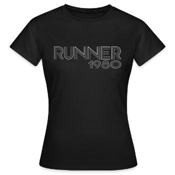Coureur - T-shirt Femme - noir - Devant - AI Model Female 172 dark (172cm)