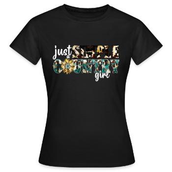 Musique country Rural Landei Country Musicien Maman - T-shirt Femme - noir - Devant - AI Model Female 172 dark (172cm)