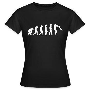 Daddy Kind Dad ich liebe Papa Vatertag Tochter - Frauen T-Shirt - Schwarz - Vorne - AI Model Female 172 dark (172cm)