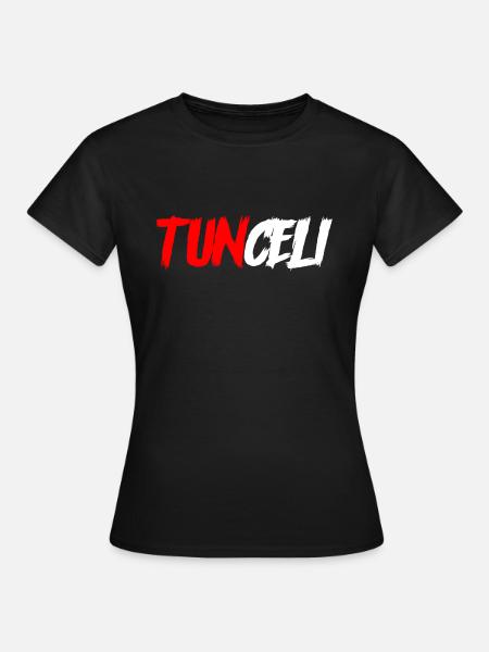 tunceli red white - Frauen T-Shirt - Schwarz