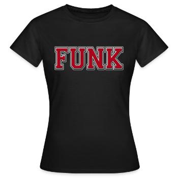 Funk Grand - T-shirt Femme - noir - Devant - AI Model Female 172 dark (172cm)