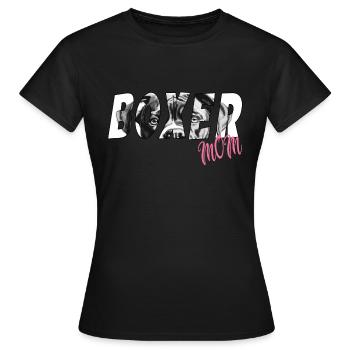Boxer Mom - German Boxer Dog Mom - Women's T-Shirt - black - Front - AI Model Female 172 dark (172cm)