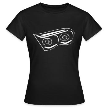 Headlight E Class left - Women's T-Shirt - black - Front - AI Model Female 172 dark (172cm)