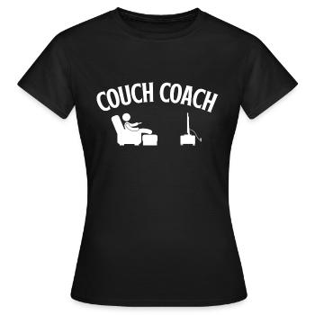 Coach Character Builder Attitude - Frauen T-Shirt - Schwarz - Vorne - AI Model Female 172 dark (172cm)