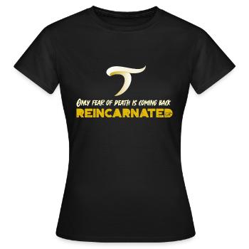 SEULE PEUR DE LA MORT - T-shirt Femme - noir - Devant - AI Model Female 172 dark (172cm)