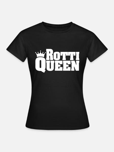 ROTTI QUEEN Rottweiler - Frauen T-Shirt - Schwarz