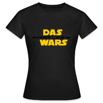 Les guerres - T-shirt Femme - noir - Devant - AI Model Female 172 dark (172cm)