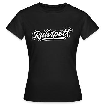 ruhrpott - Frauen T-Shirt - Schwarz - Vorne - AI Model Female 172 dark (172cm)