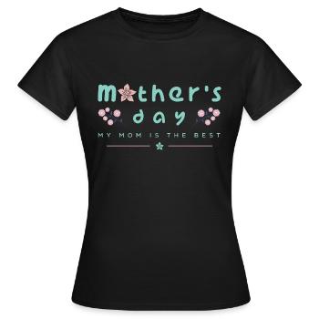 Mother's Day - Women's T-Shirt - black - Front - AI Model Female 172 dark (172cm)