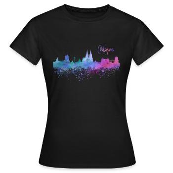 Cologne - T-shirt Femme - noir - Devant - AI Model Female 172 dark (172cm)