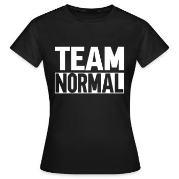 Équipe Normale - T-shirt Femme - noir - Devant - AI Model Female 172 dark (172cm)
