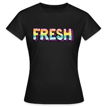 Fresh - Women's T-Shirt - black - Front - AI Model Female 172 dark (172cm)