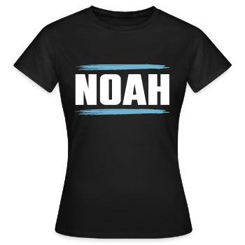 Noah - Frauen T-Shirt - Schwarz - Vorne - AI Model Female 172 dark (172cm)