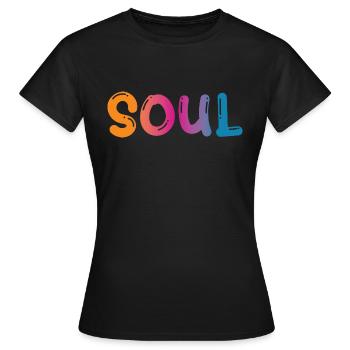 Soul - Frauen T-Shirt - Schwarz - Vorne - AI Model Female 172 dark (172cm)