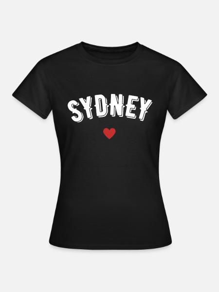 Sydney - Frauen T-Shirt - Schwarz