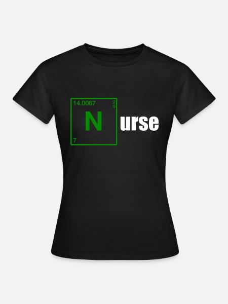Nurse Geschenk white - Frauen T-Shirt - Schwarz