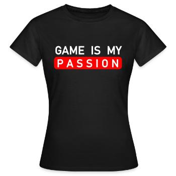 Game Gaming PC - Women's T-Shirt - black - Front - AI Model Female 172 dark (172cm)
