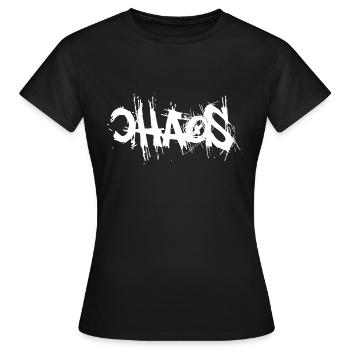 chaos - T-shirt Femme - noir - Devant - AI Model Female 172 dark (172cm)