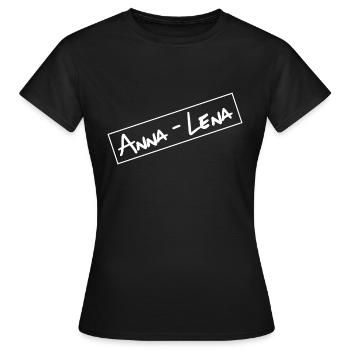 Just Anna-Lena - Women's T-Shirt - black - Front - AI Model Female 172 dark (172cm)