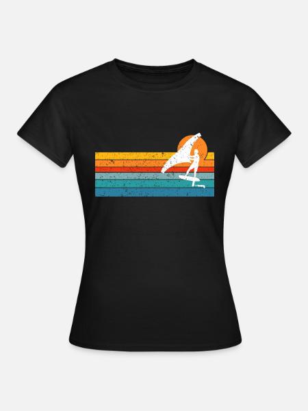 Wing Foiling Surf Surfing Surfer - Women's T-Shirt - black
