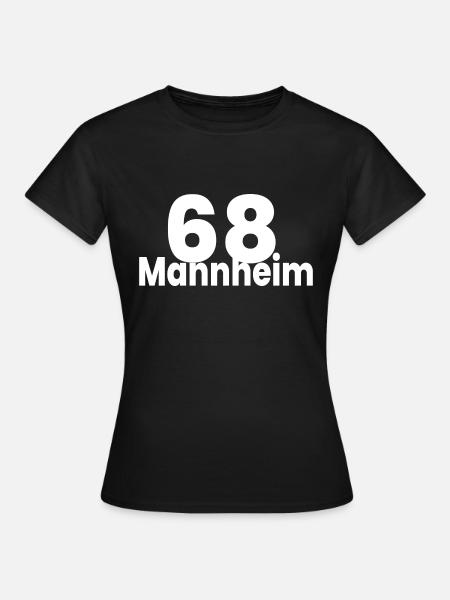 Mannheim Monnem - Frauen T-Shirt - Schwarz