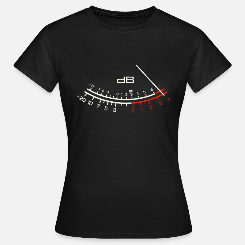 peak level meter - Women's T-Shirt - black