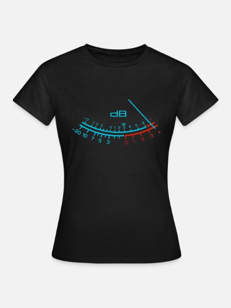 peak level meter - Women's T-Shirt - black
