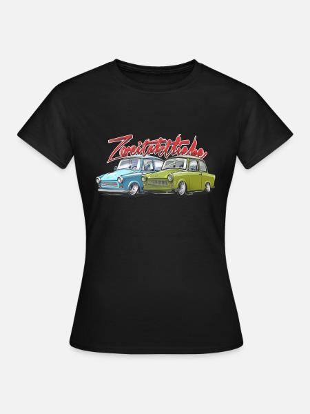 Erichs Erben zweitaktliebe - Frauen T-Shirt - Schwarz