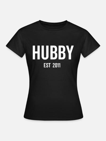 Ehemann Est 2011 - Frauen T-Shirt - Schwarz