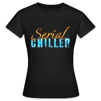Refroidisseur en série - T-shirt Femme - noir - Devant - AI Model Female 172 dark (172cm)