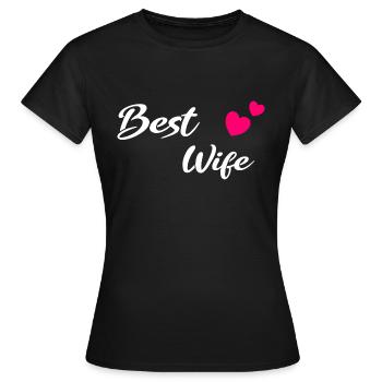 Meilleure Femme blanc - T-shirt Femme - noir - Devant - AI Model Female 172 dark (172cm)