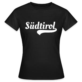 Tyrol du Sud - T-shirt Femme - noir - Devant - AI Model Female 172 dark (172cm)