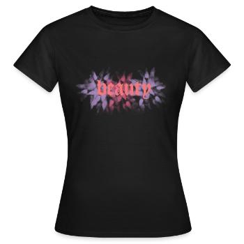 Beauty - Women's T-Shirt - black - Front - AI Model Female 172 dark (172cm)