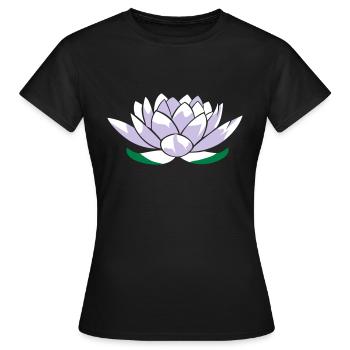 Lotus - Women's T-Shirt - black - Front - AI Model Female 172 dark (172cm)
