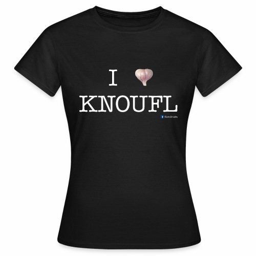 i love knoufl white - Frauen T-Shirt